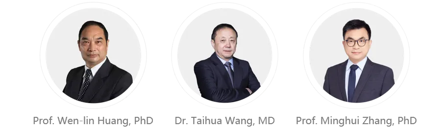 Prof. Wen-lin Huang, Dr. Taihua Wang, Prof. Minghui Zhang